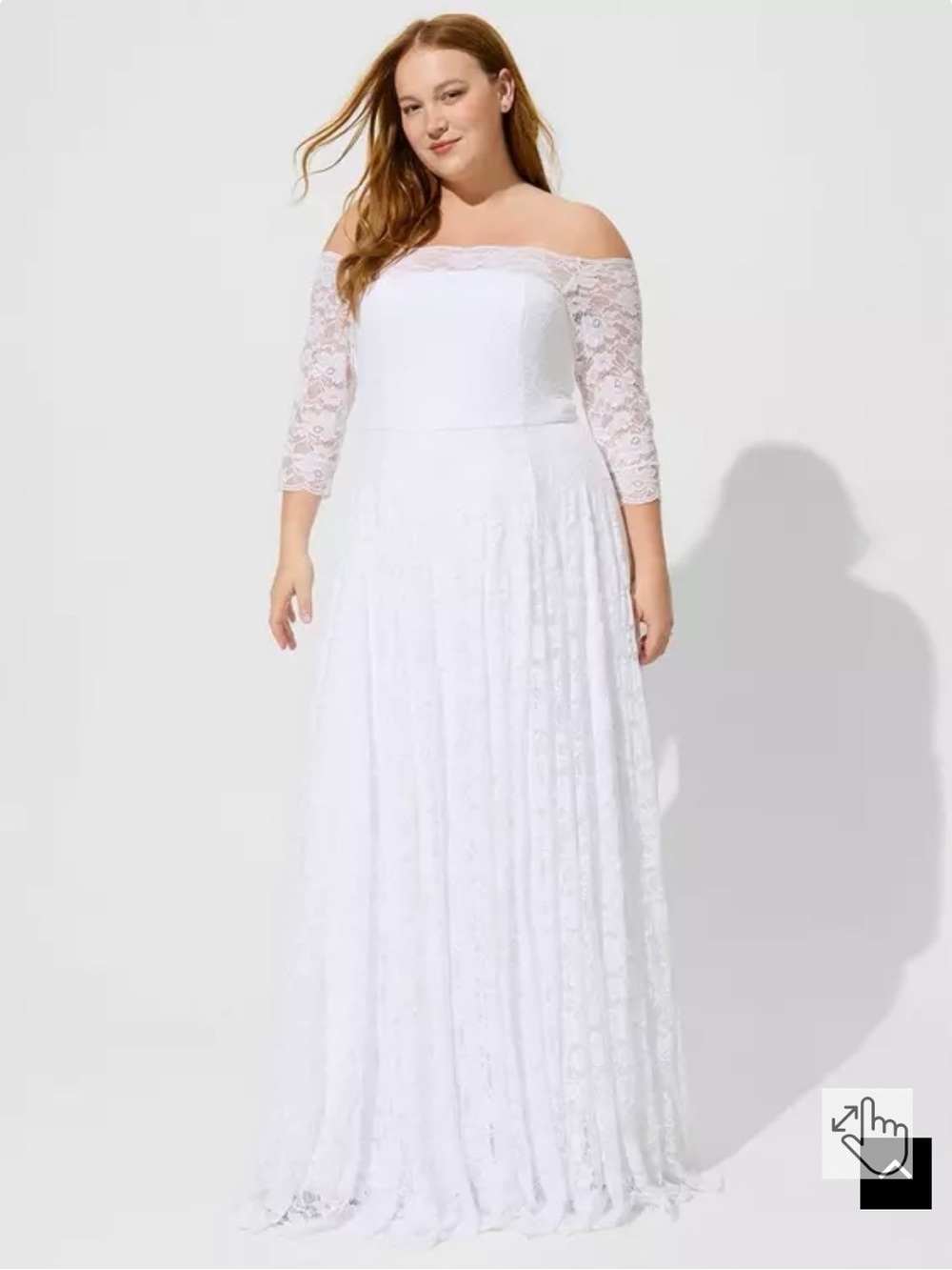 Torrid Ever After Plus Size Woman’s Wedding dress 24 NWT